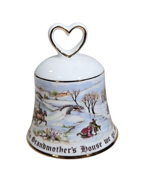 Royal Doulton JCPenney Exclusive Bone China Bell "To Grandmother's House We Go"